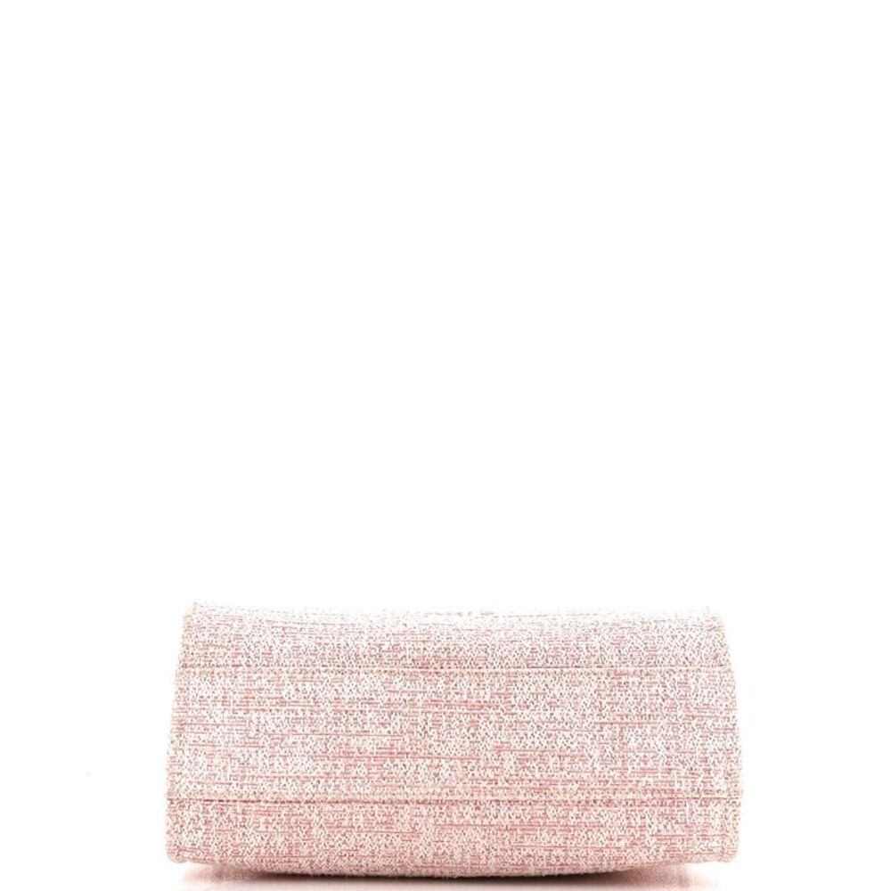 Chanel Deauville Tote Raffia with Glitter Detail Small Pink - Picture 5 of 8